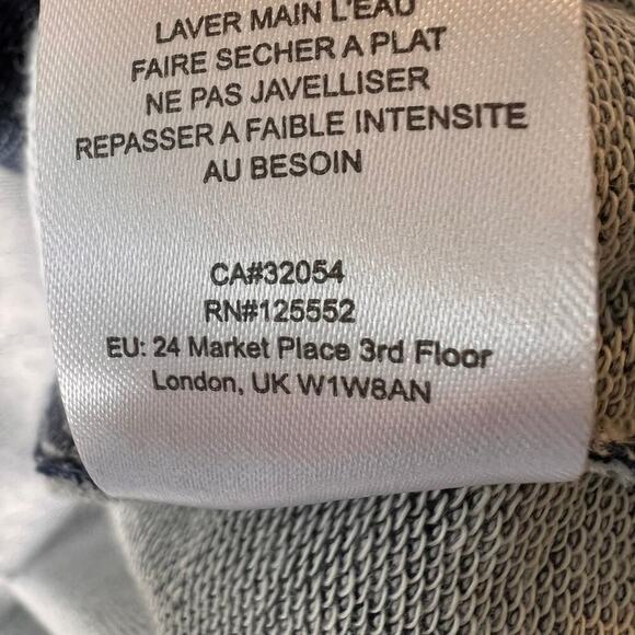 Anthropologie Dolan Jacket Womens Size Small Blue Cropped Trench Open Front - Picture 15 of 16